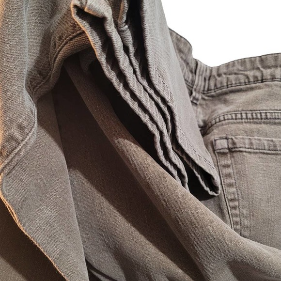 KIKIT 10 faded wash tan/brown jeans stretch slim boot - Picture 7 of 8